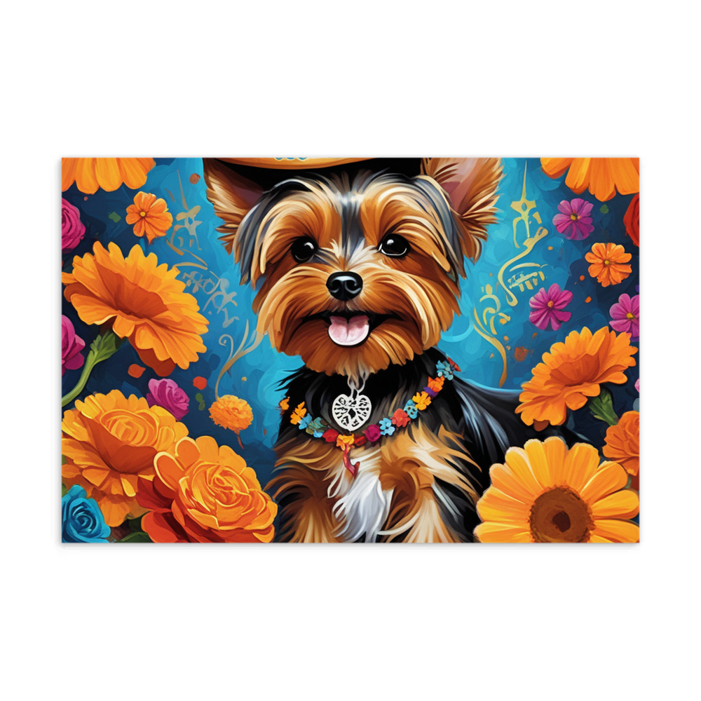 PugMug Custom Yorkshire Terrier Postcard