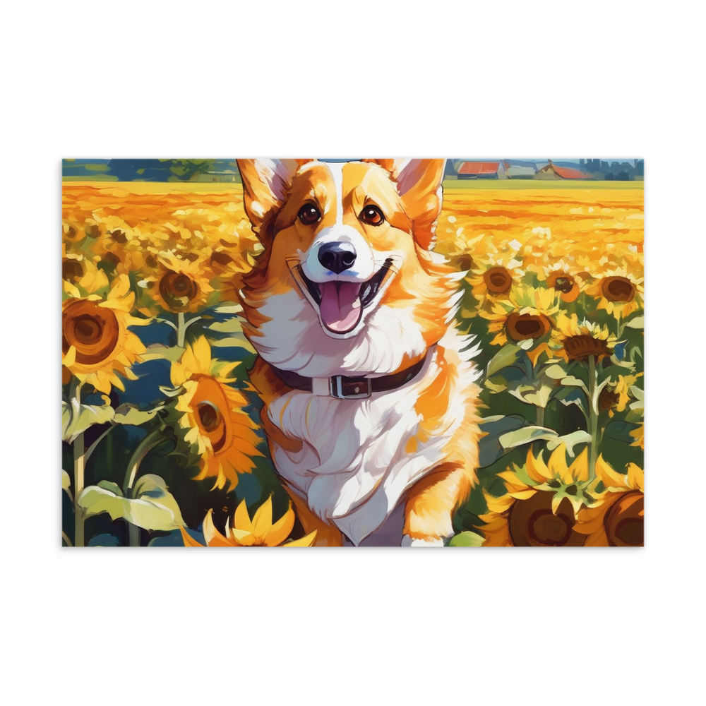 PugMug Custom Pembroke Welsh Corgi Postcard