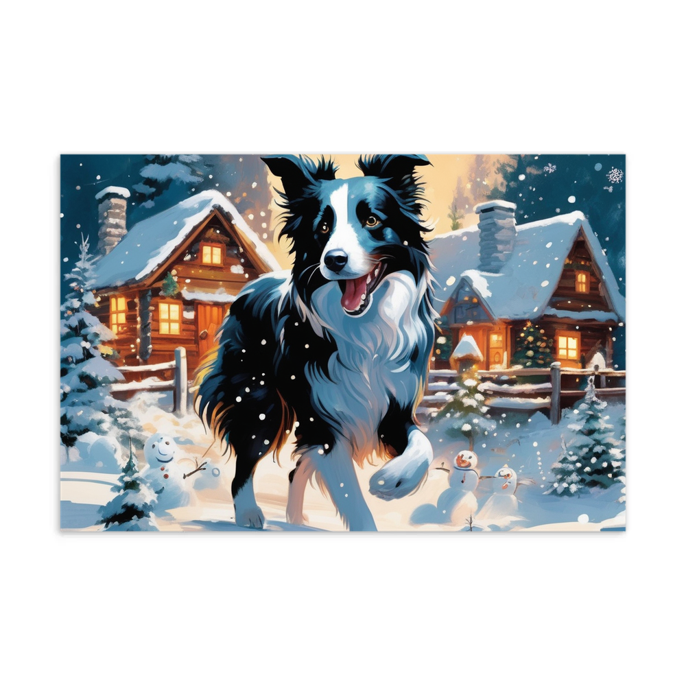 PugMug Custom Border Collie Postcard