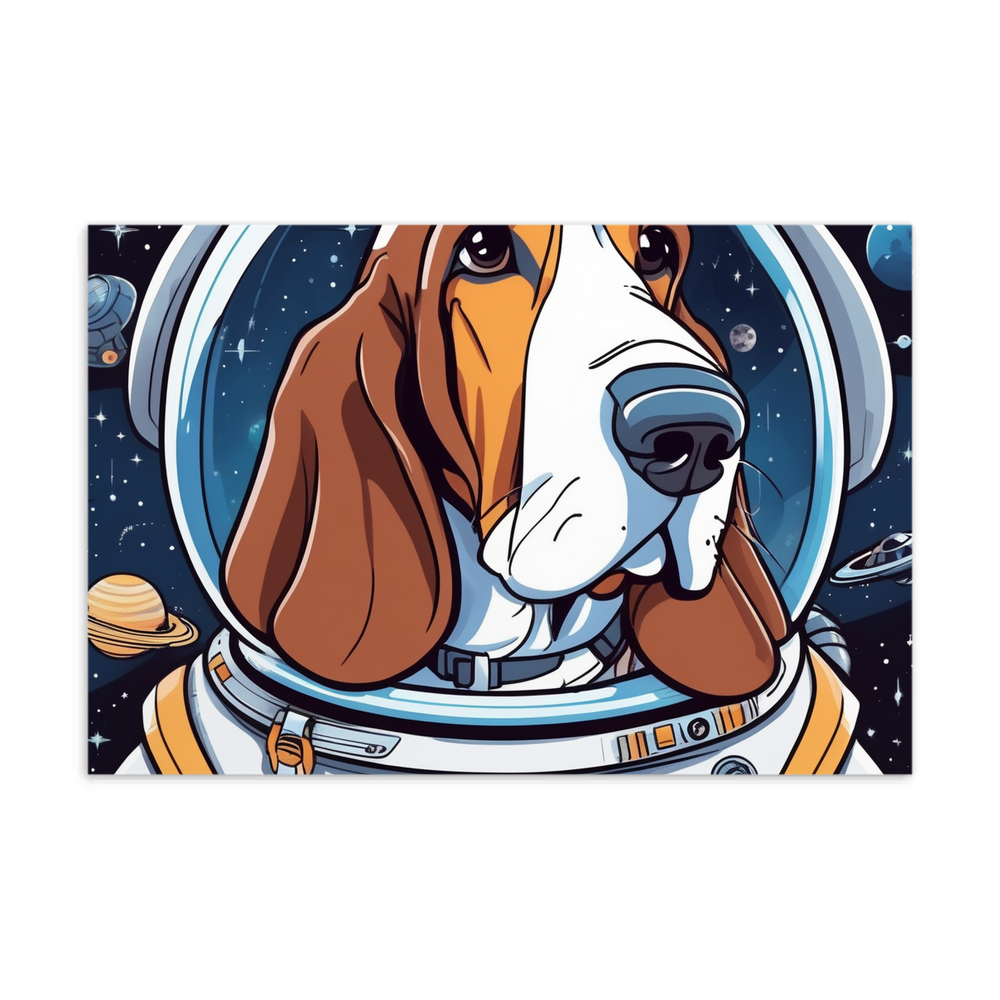 PugMug Custom Basset Hound Postcard