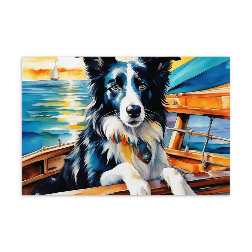 PugMug Custom Border Collie Postcard