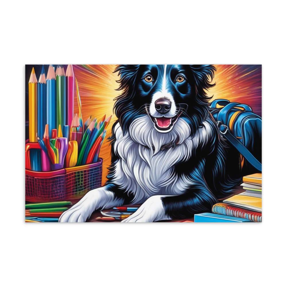 PugMug Custom Border Collie Postcard