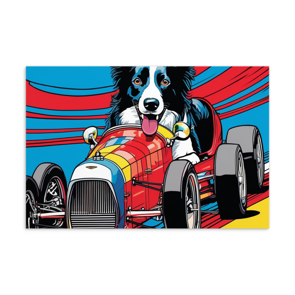 PugMug Custom Border Collie Postcard