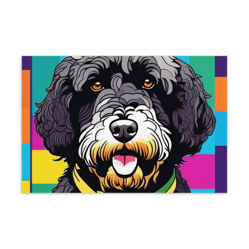 PugMug Custom Portuguese Water Dog Postcard