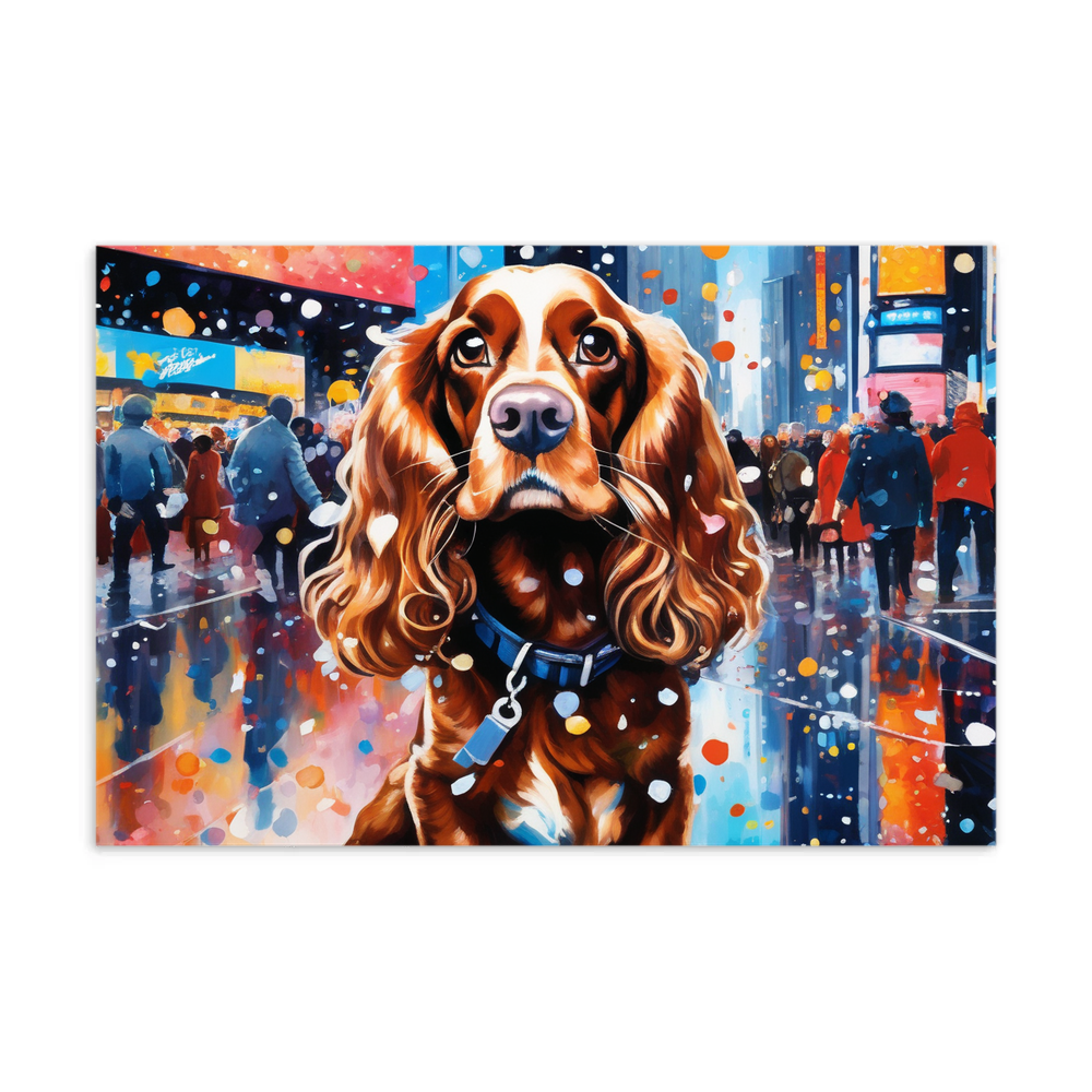 PugMug Custom English Cocker Spaniel Postcard