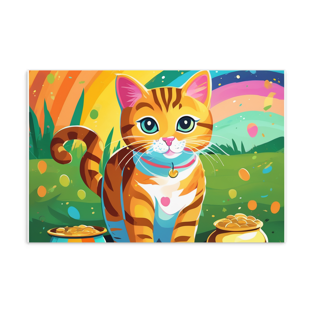 PugMug Custom Tabby Exotic Cat Postcard