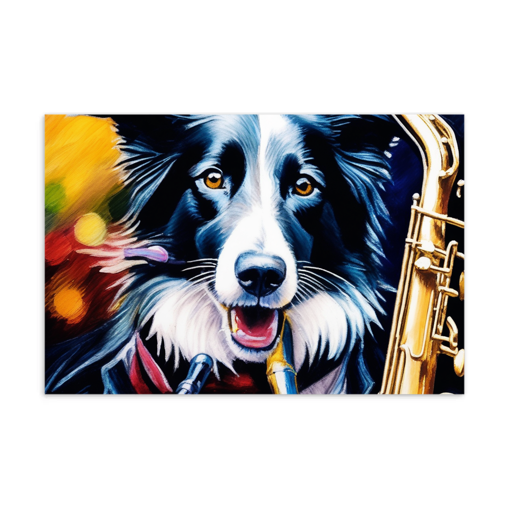 PugMug Custom Border Collie Postcard