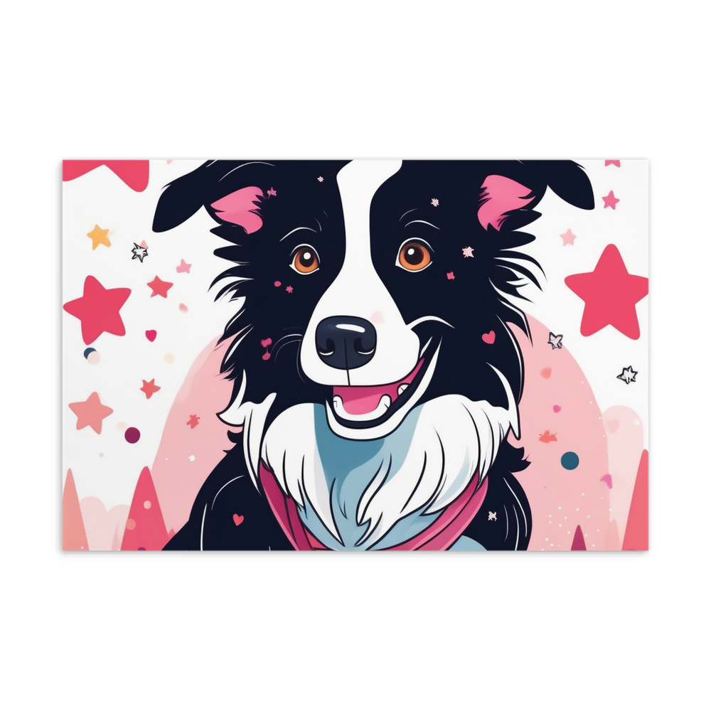 PugMug Custom Border Collie Postcard