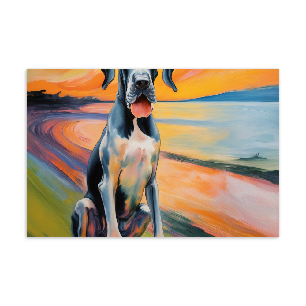 PugMug Custom Great Dane Postcard
