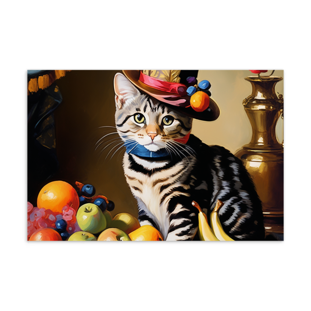 PugMug Custom Tabby American Shorthair Cat Postcard