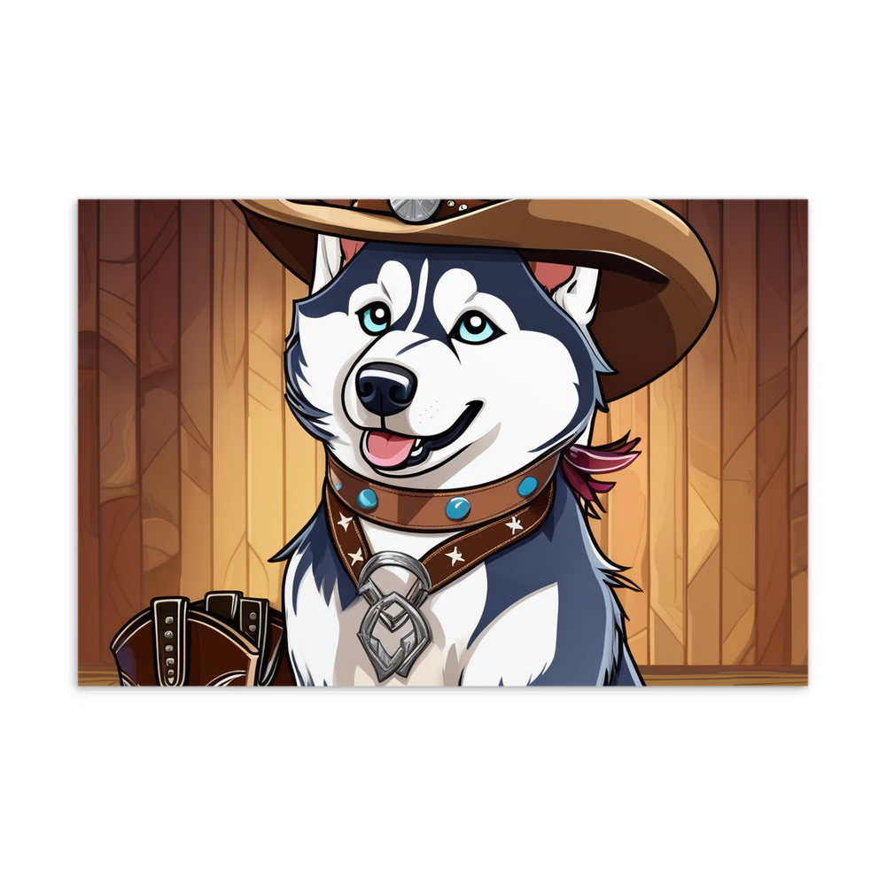 PugMug Custom Siberian Husky Postcard