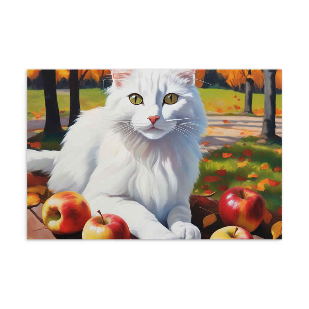 PugMug Custom White Companion Cat Postcard