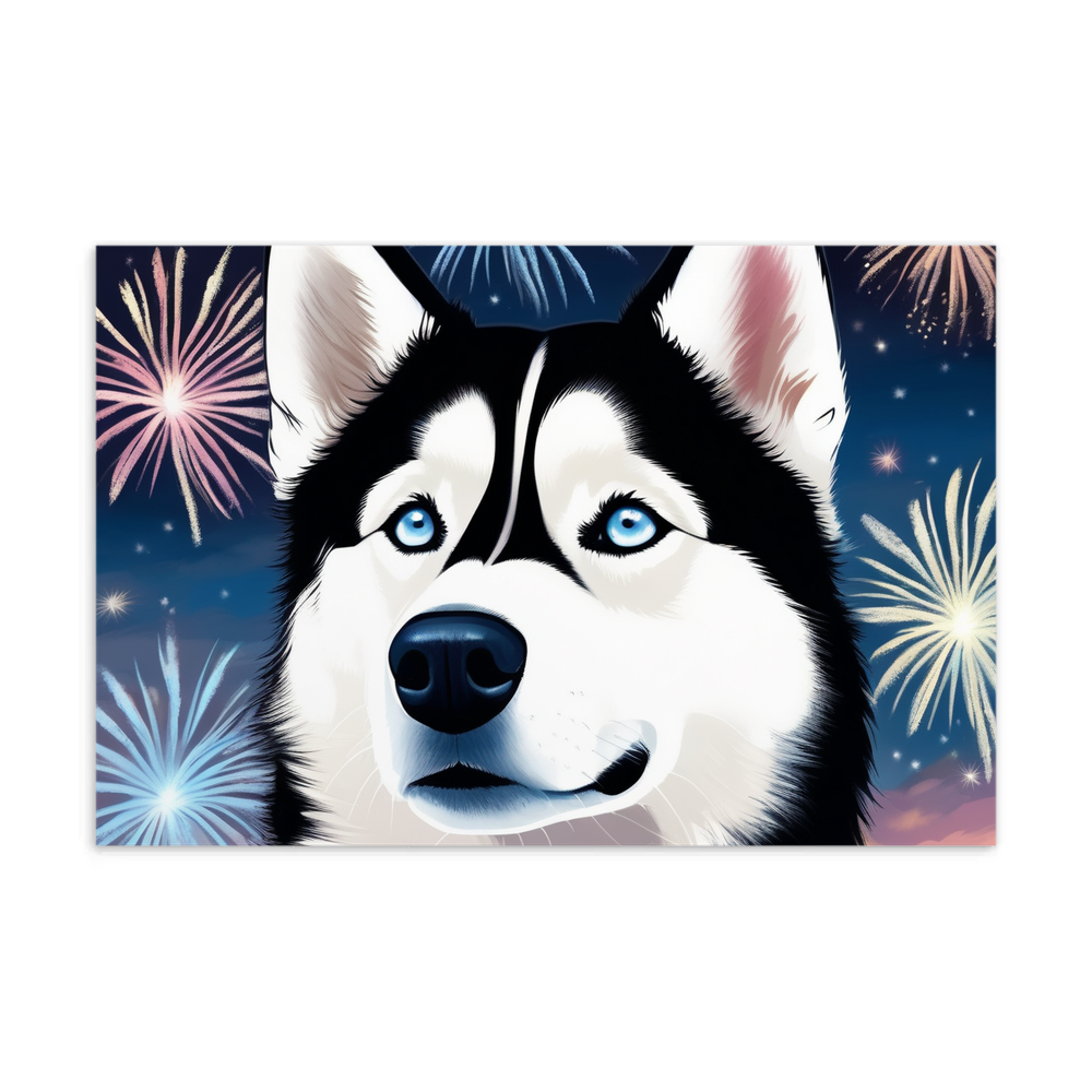 PugMug Custom Siberian Husky Postcard