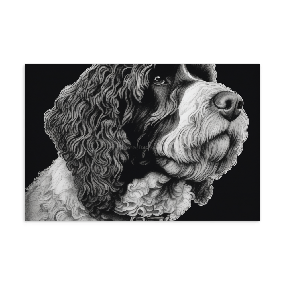 PugMug Custom Portuguese Water Dog Postcard