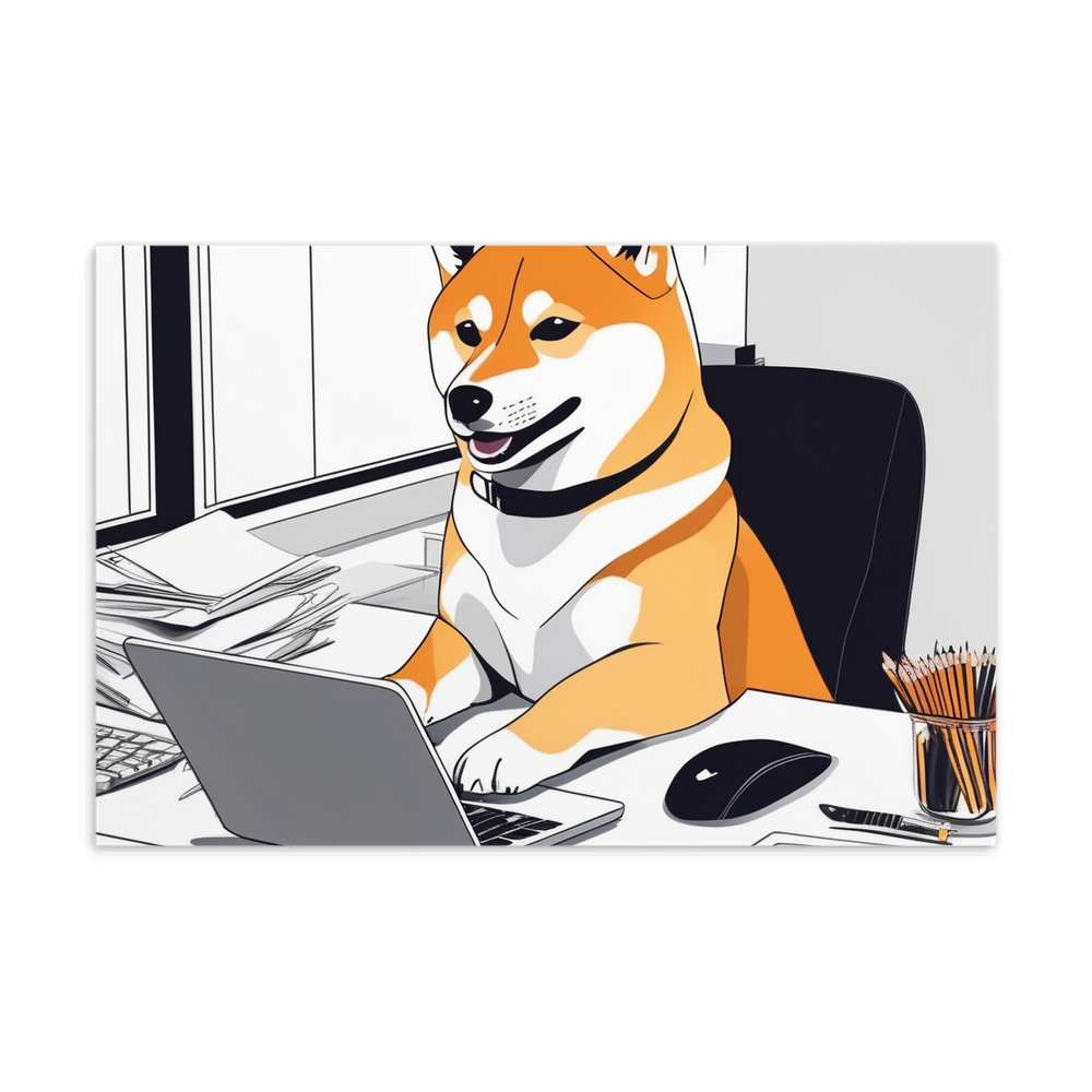 PugMug Custom Shiba Inu Postcard