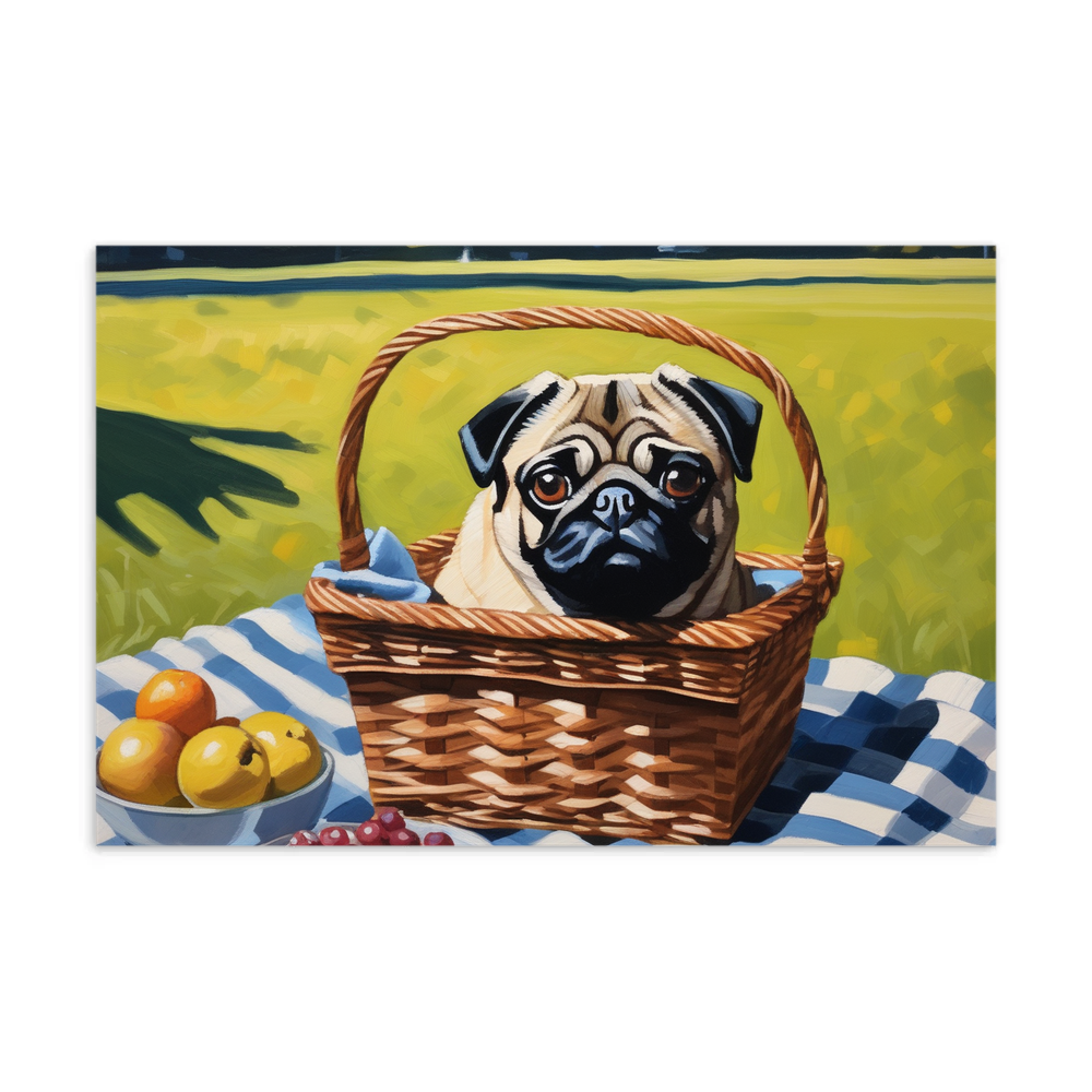 PugMug Custom Pug Postcard