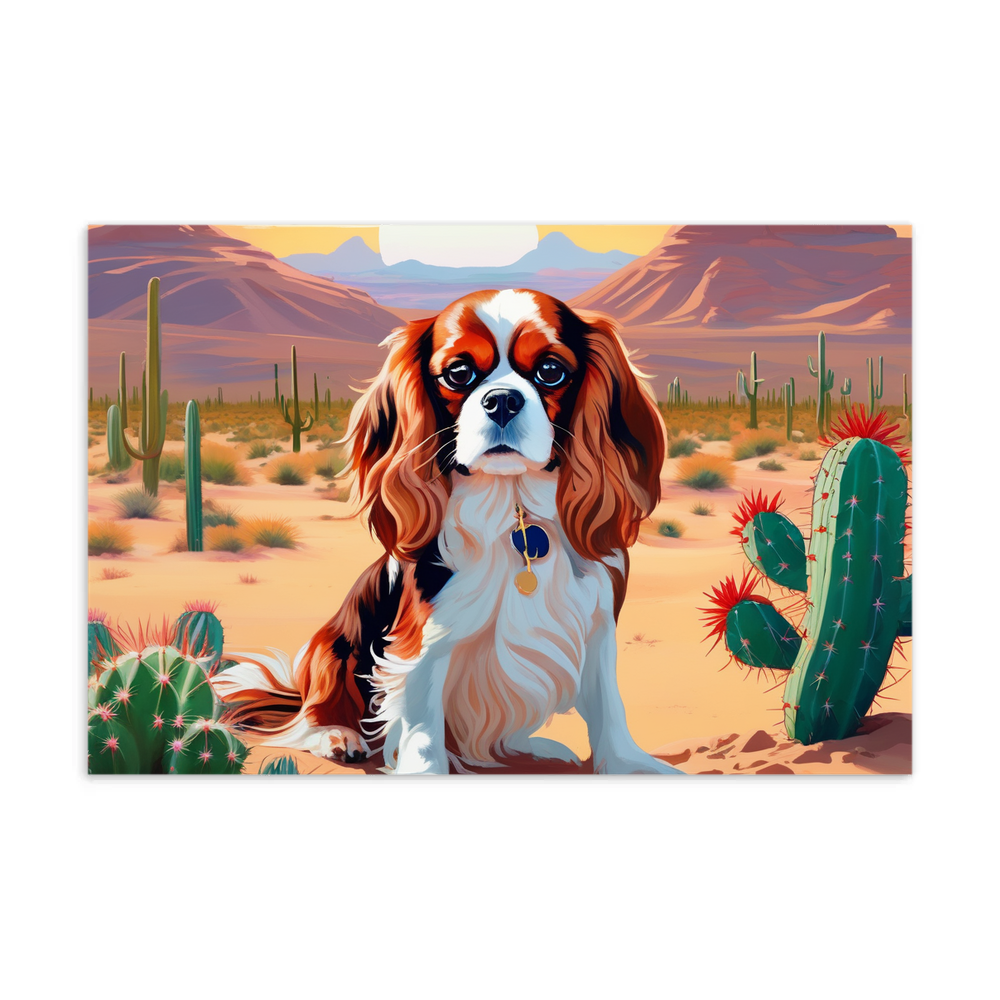 PugMug Custom Cavalier King Charles Spaniel Postcard