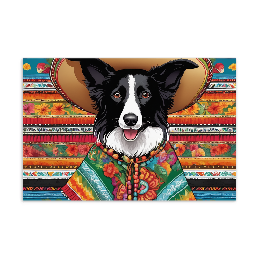 PugMug Custom Border Collie Postcard