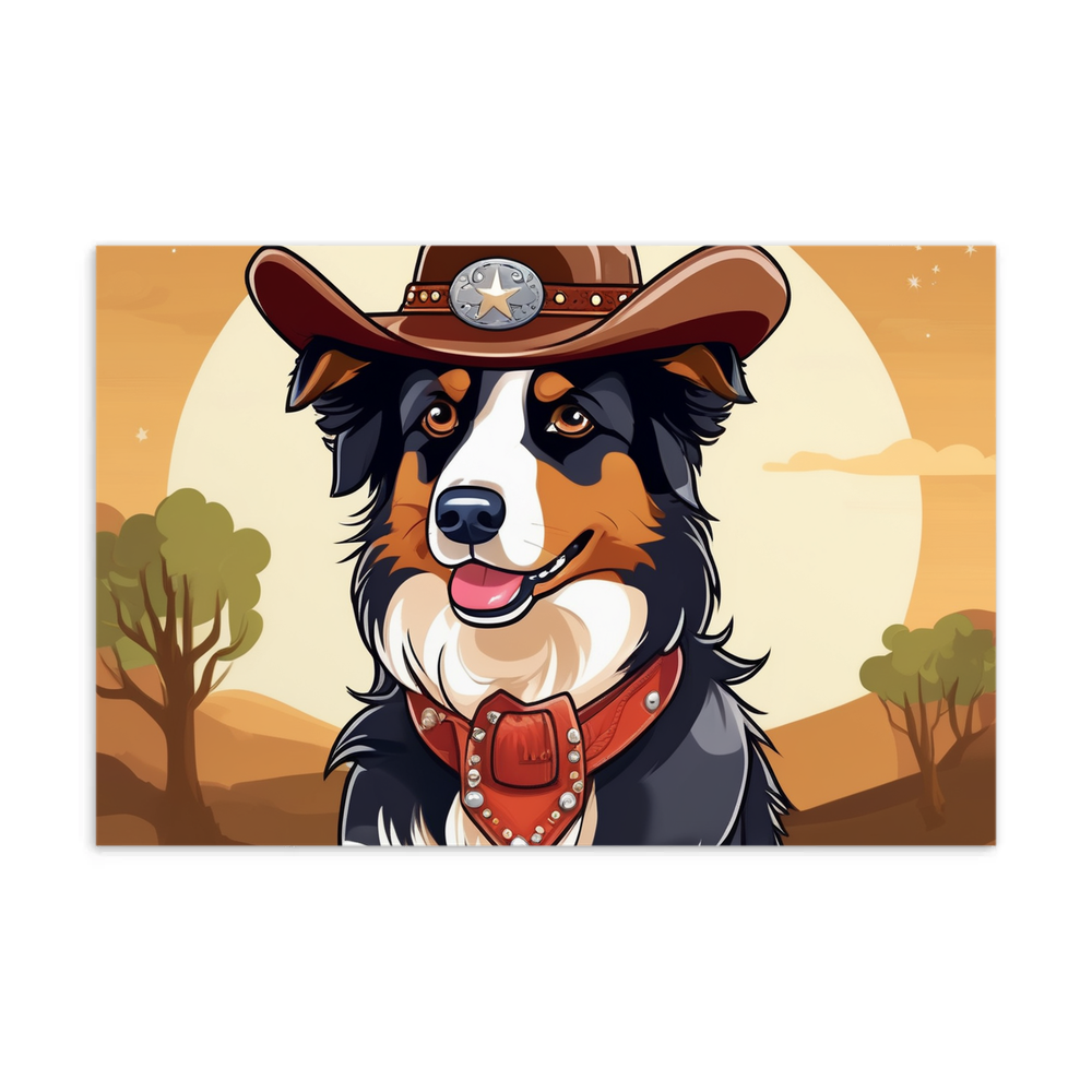 PugMug Custom Australian Shepherd Dog Postcard