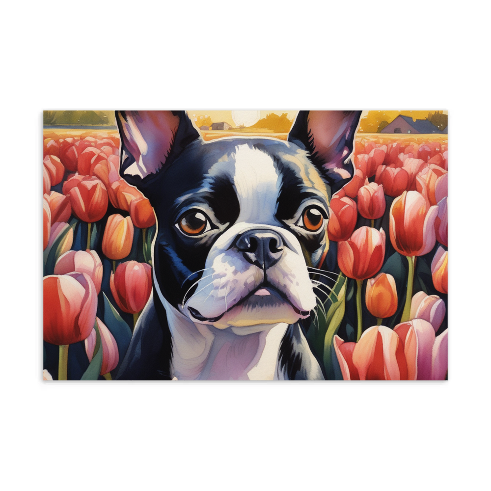 PugMug Custom Boston Terrier Postcard