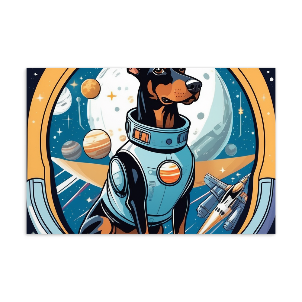 PugMug Custom Doberman Pinscher Postcard