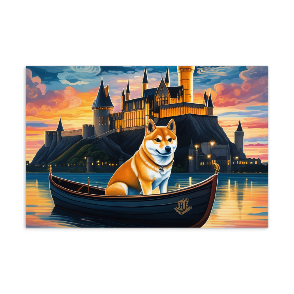 PugMug Custom Shiba Inu Postcard