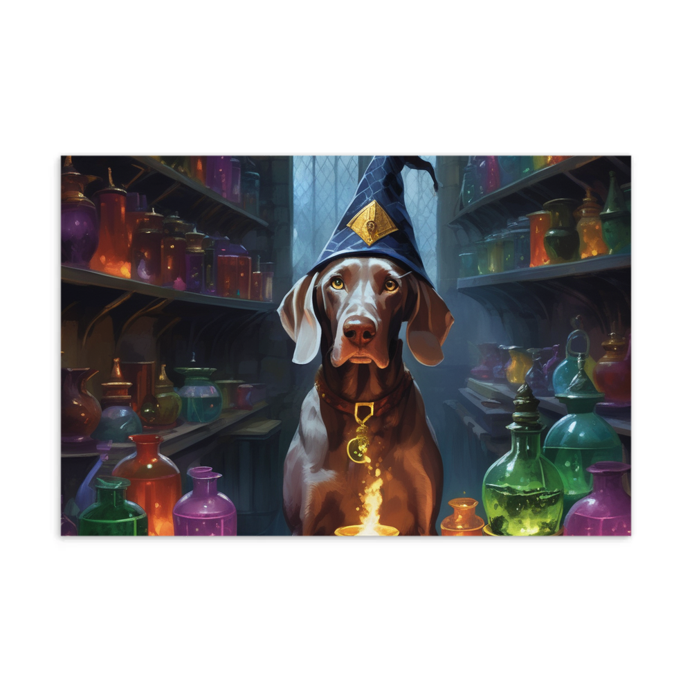 PugMug Custom Weimaraner Postcard