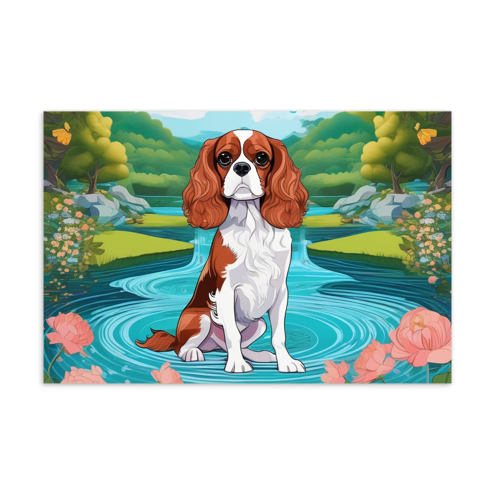PugMug Custom Cavalier King Charles Spaniel Postcard