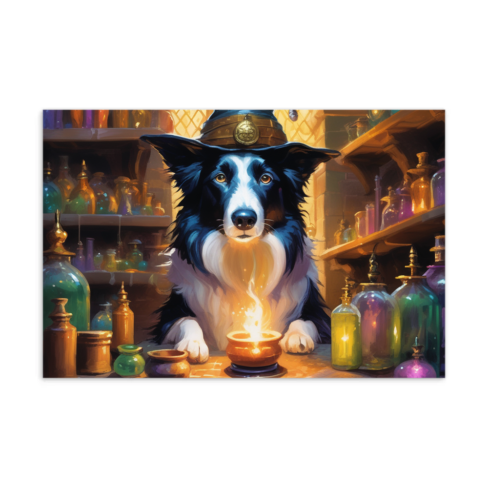 PugMug Custom Border Collie Postcard