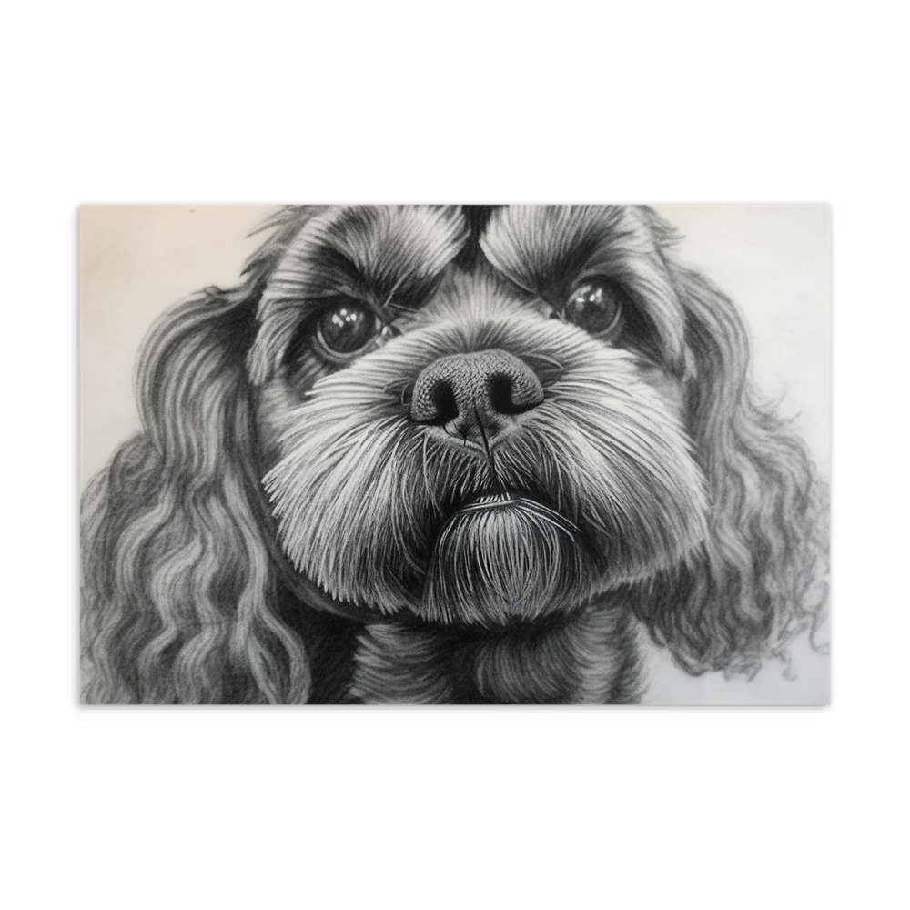 PugMug Custom Lily Postcard