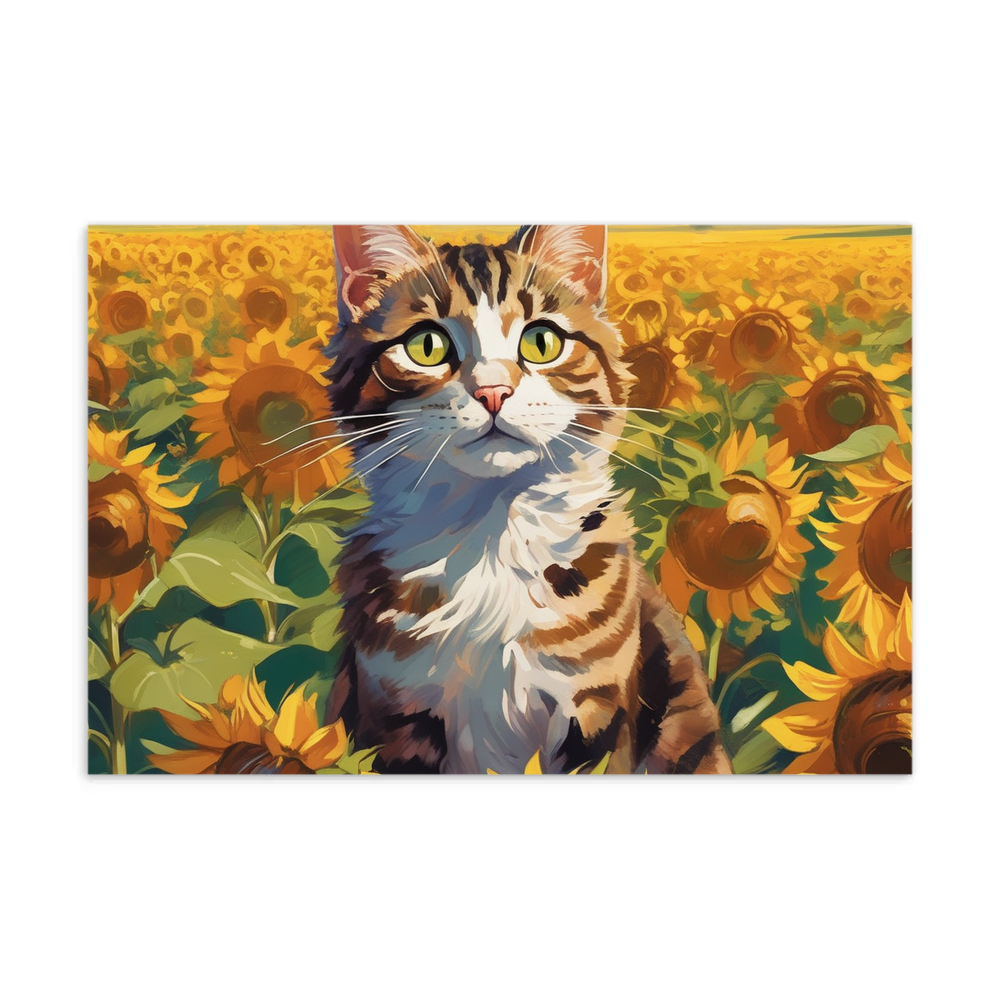 PugMug Custom Tabby Companion Cat Postcard