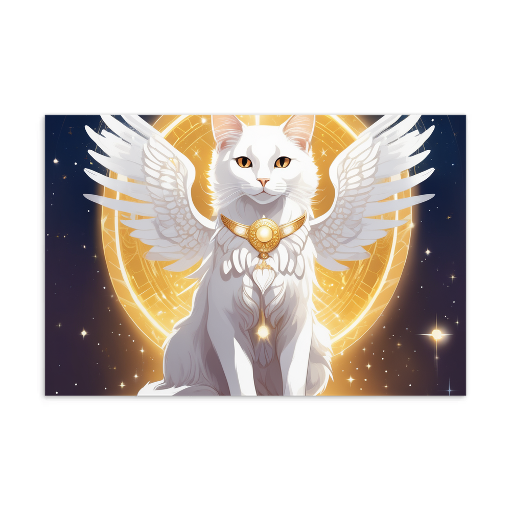 PugMug Custom White Companion Cat Postcard