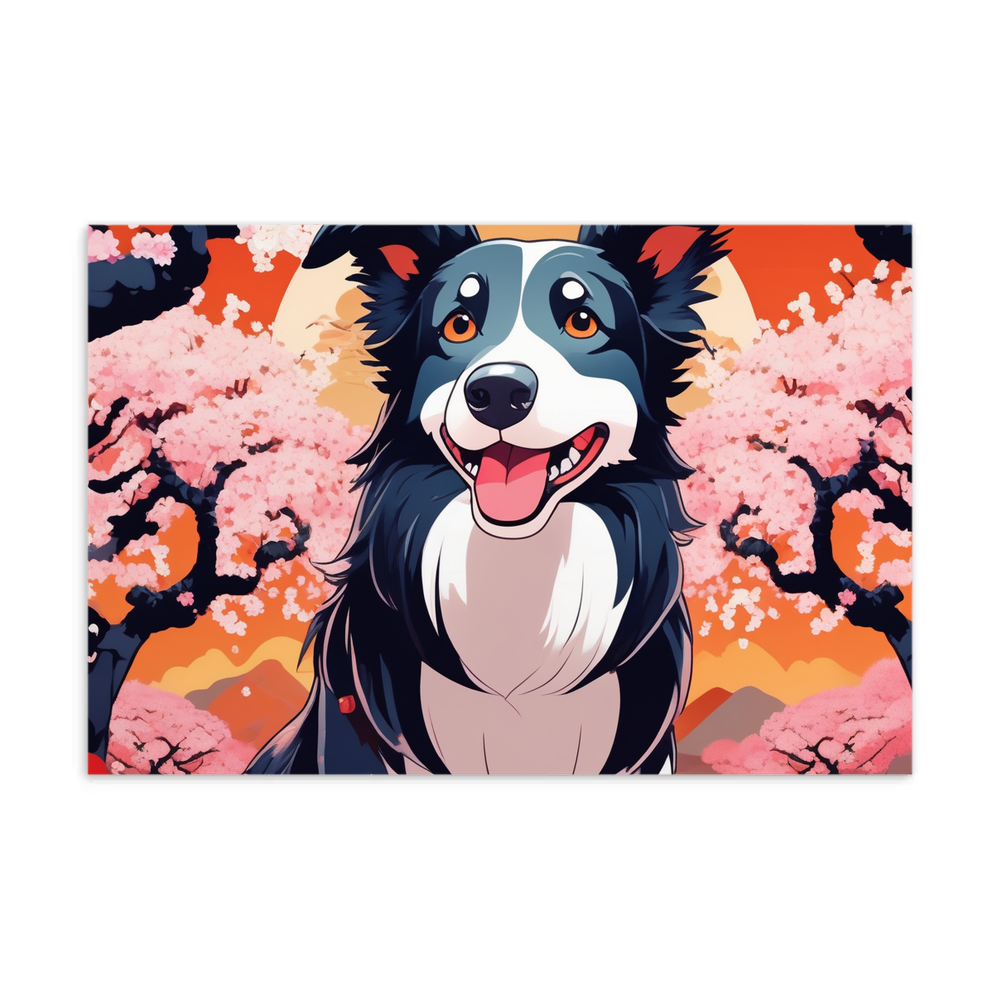 PugMug Custom Border Collie Postcard