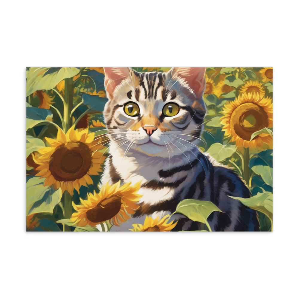 PugMug Custom Tabby American Shorthair Cat Postcard