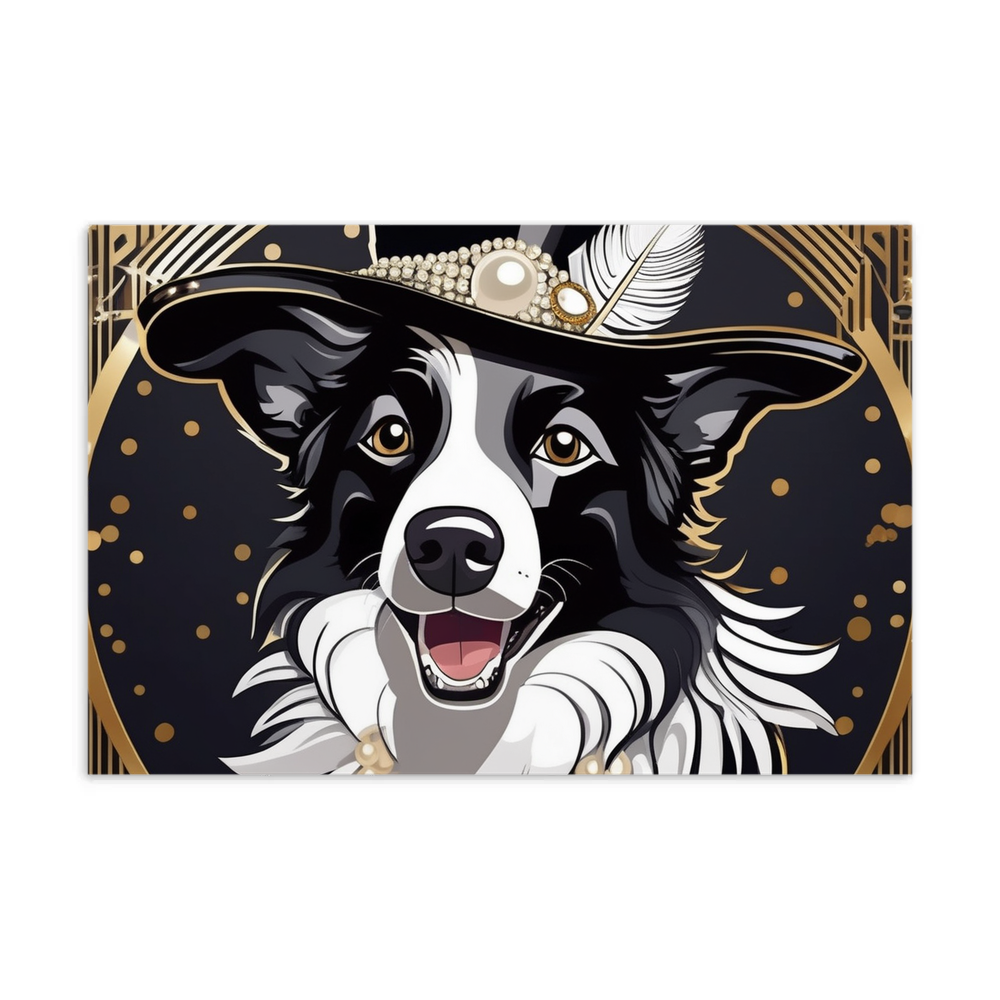 PugMug Custom Border Collie Postcard