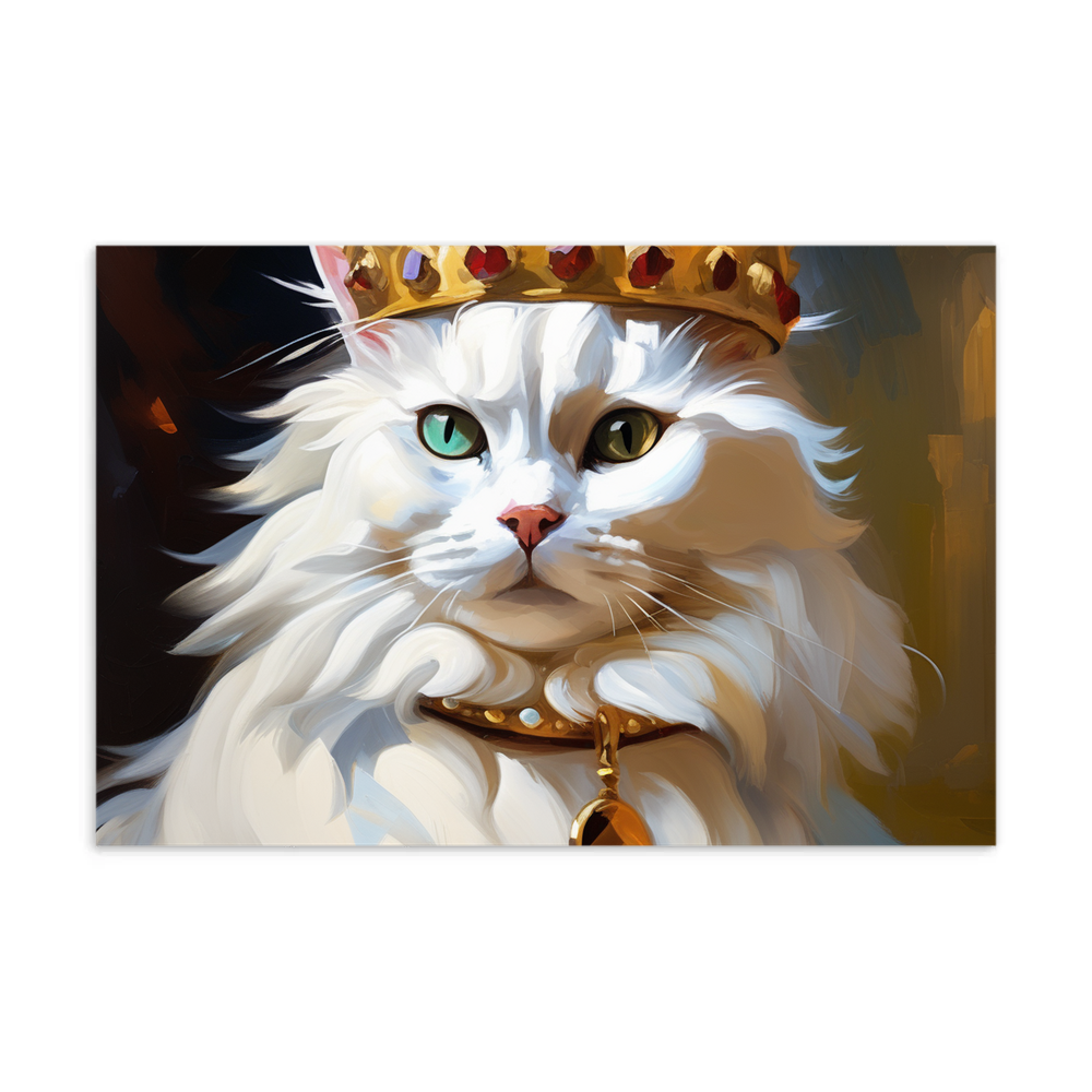 PugMug Custom White Companion Cat Postcard
