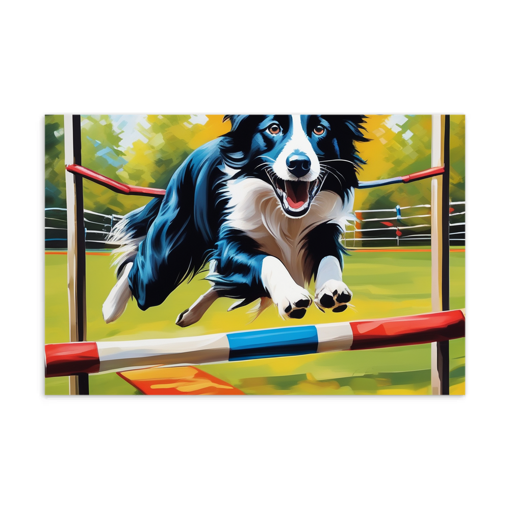 PugMug Custom Border Collie Postcard