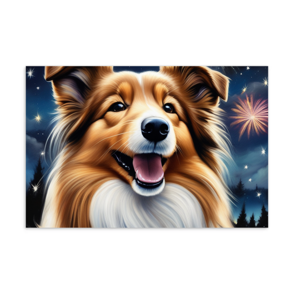 PugMug Custom Shetland Sheepdog Postcard