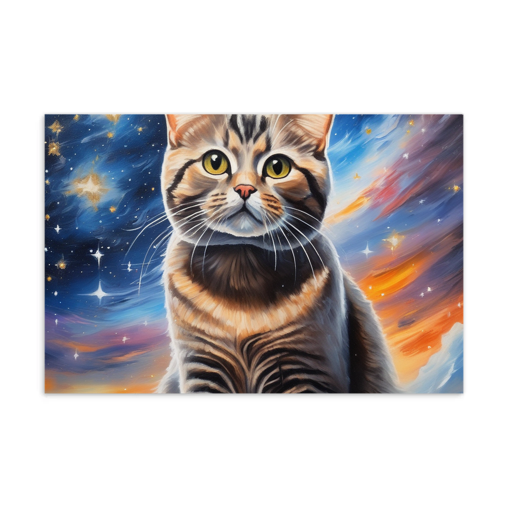 PugMug Custom Tabby British Shorthair Cat Postcard
