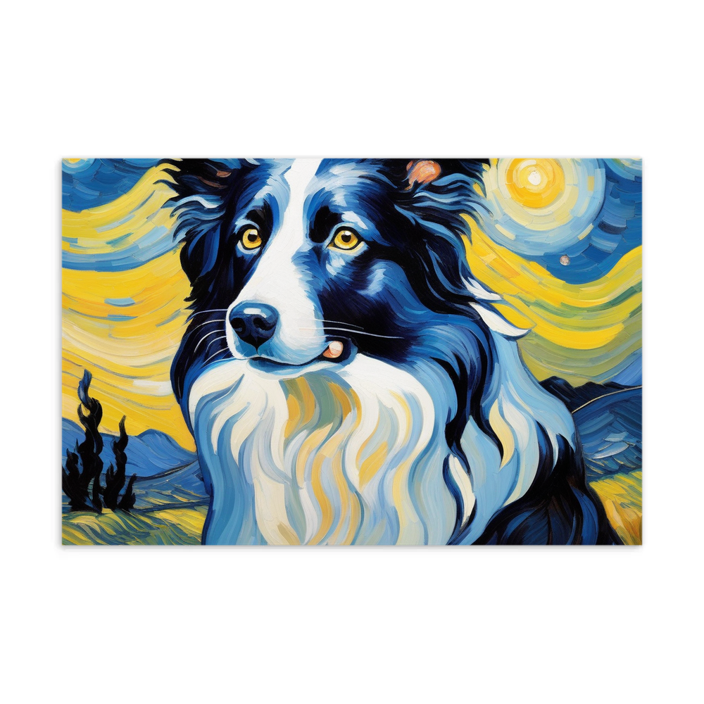 PugMug Custom Border Collie Postcard
