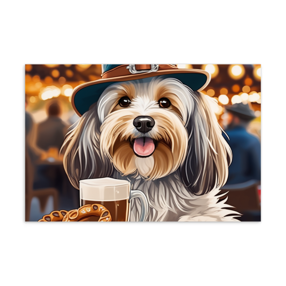 PugMug Custom Tan Havanese Dog Postcard