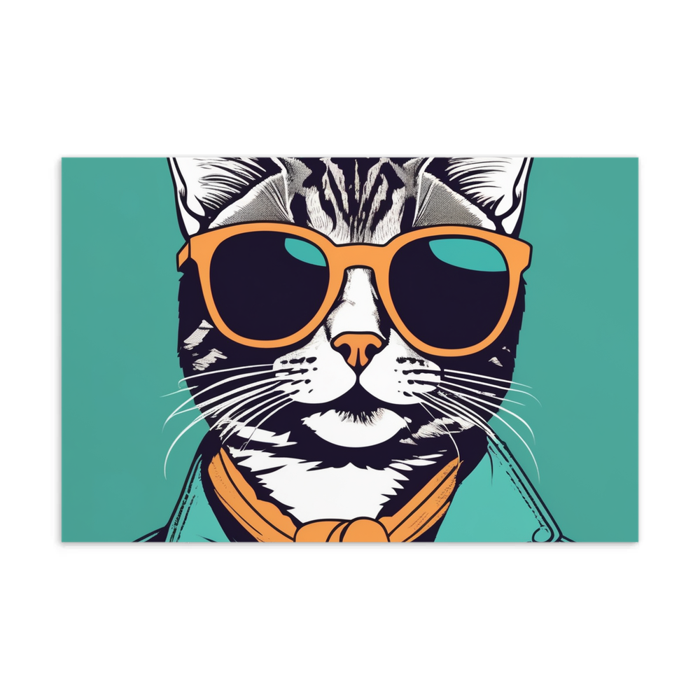 PugMug Custom Tabby Companion Cat Postcard