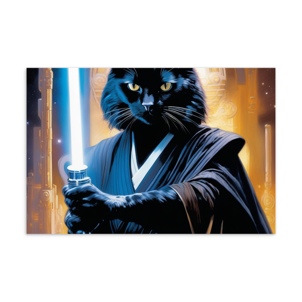 PugMug Custom Black Exotic Cat Postcard