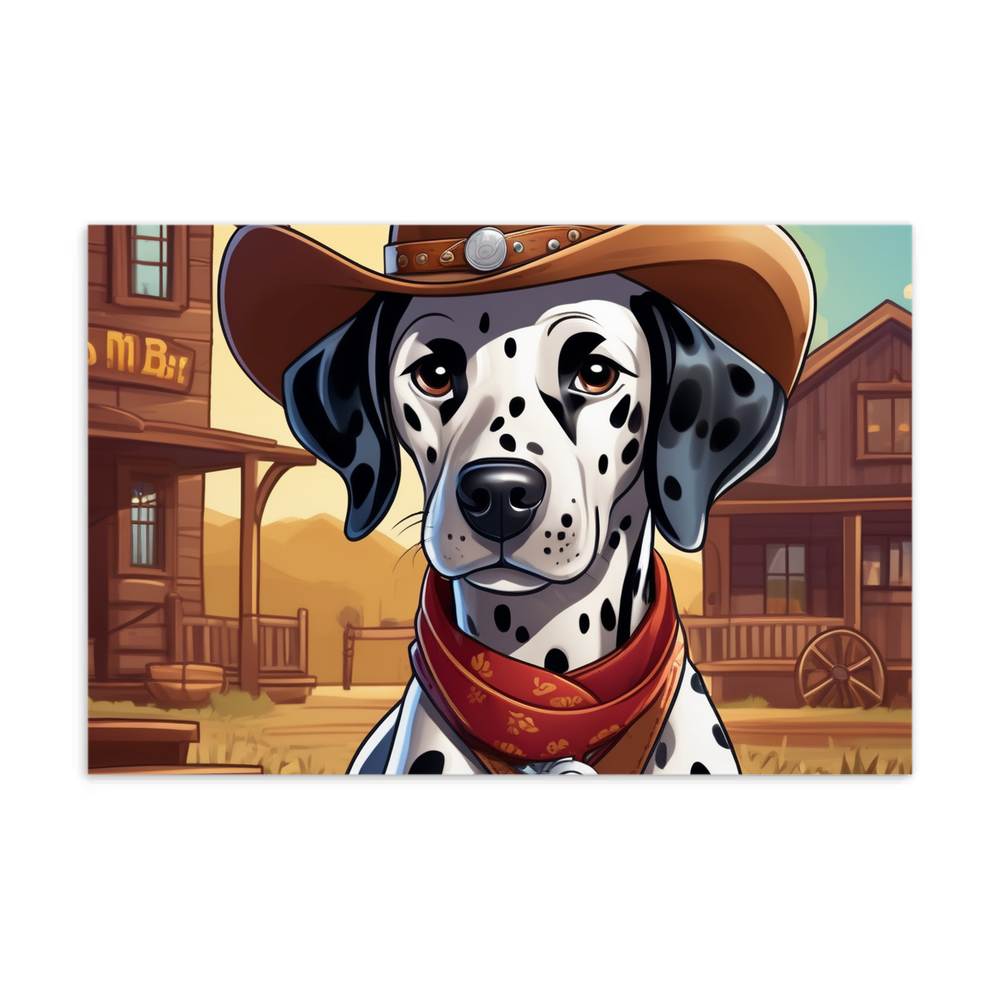 PugMug Custom Dalmatian Postcard