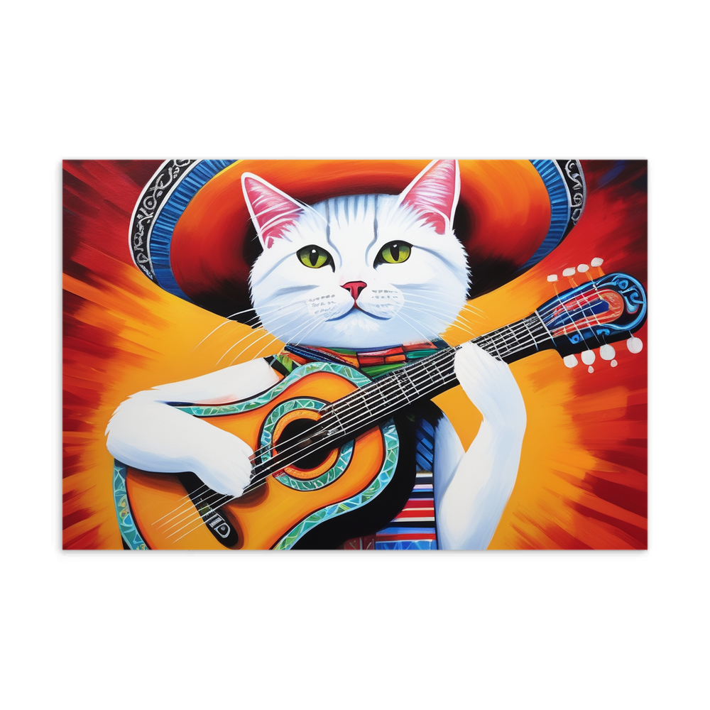 PugMug Custom White Companion Cat Postcard