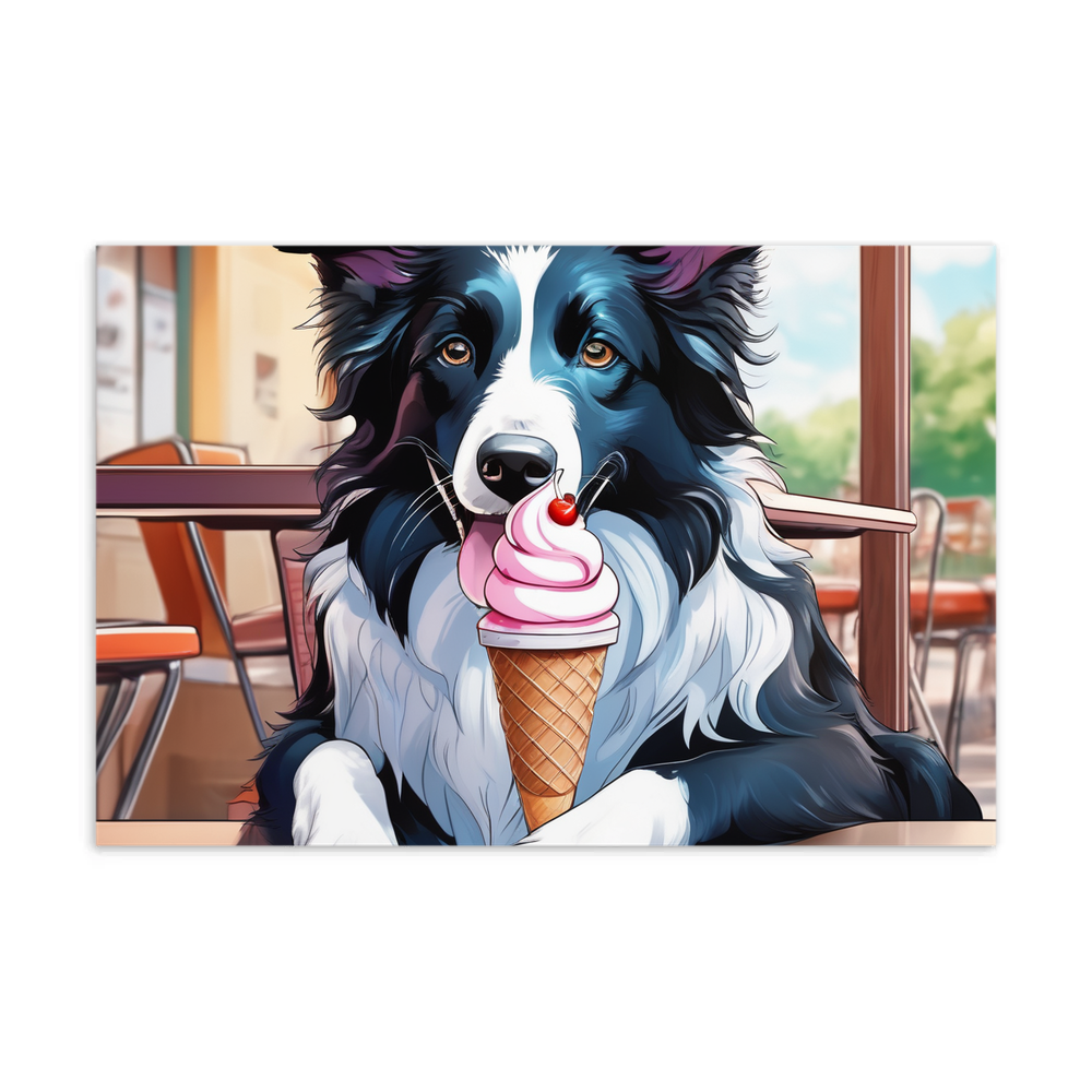 PugMug Custom Border Collie Postcard