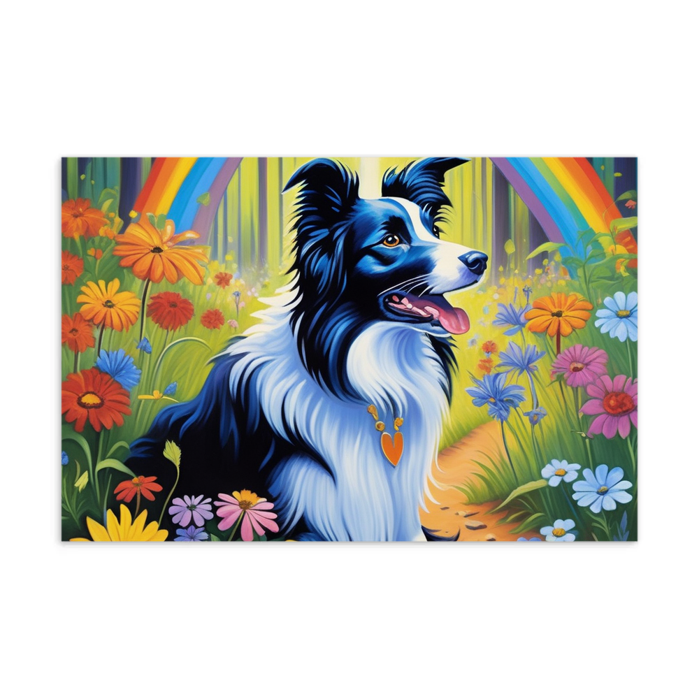 PugMug Custom Border Collie Postcard