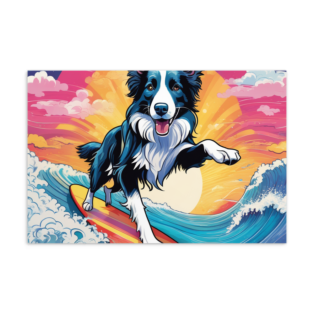 PugMug Custom Border Collie Postcard