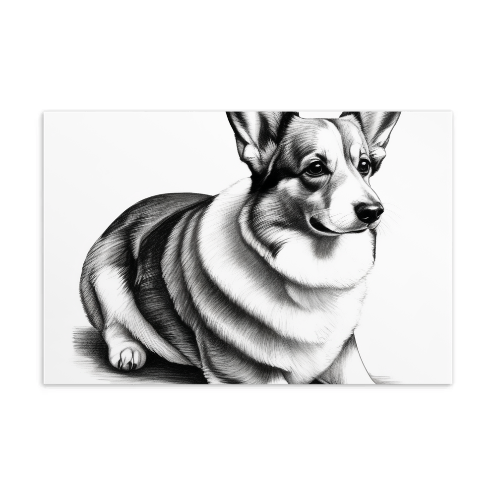 PugMug Custom Pembroke Welsh Corgi Postcard
