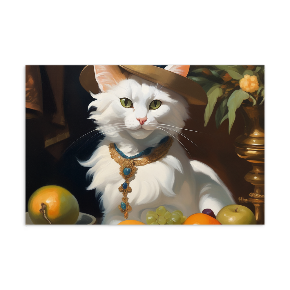 PugMug Custom White Exotic Cat Postcard